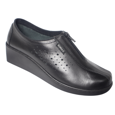 Romulo Casual Cuero Negro Mujer Talla 40 Ref 0875 